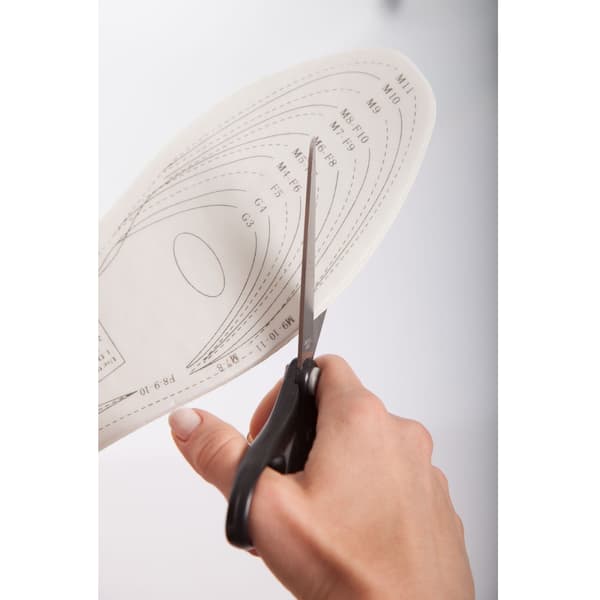 Indlægssåler stødabsorberende skoindlæg (35-44) White 30 cm