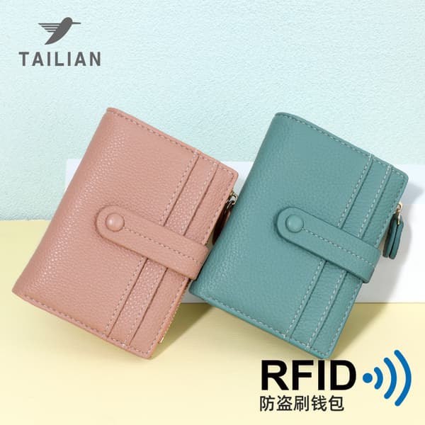 RFID-blokkerende lommebok Red