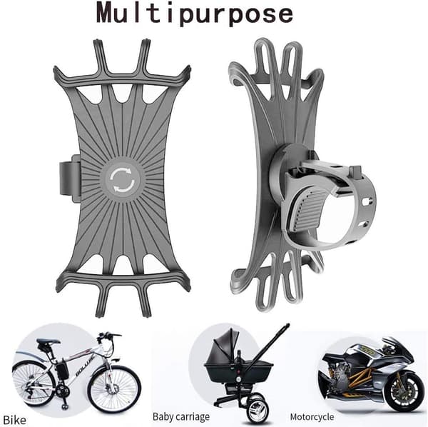 Mobilhållare för cykel Grå