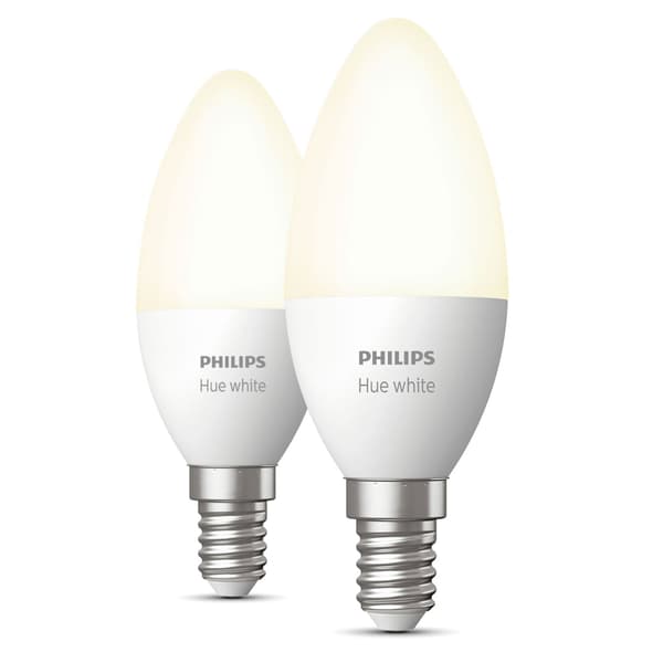 Hue White E14 Crown 2-pak