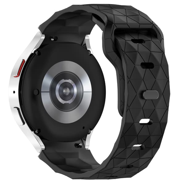Galaxy Watch6/5/4 -silikoniranneke Black