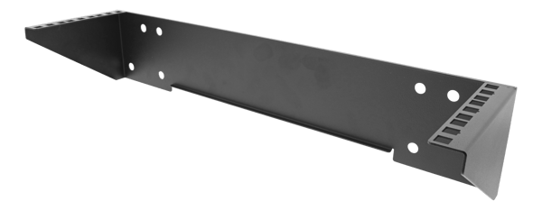 19" Vertical wall bracket, 3U, max 60kg, steel construction