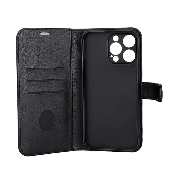 Mobilcover Strålningsbeskyttelse PU MagS RFID Sort - iPhone 15 Pro Max
