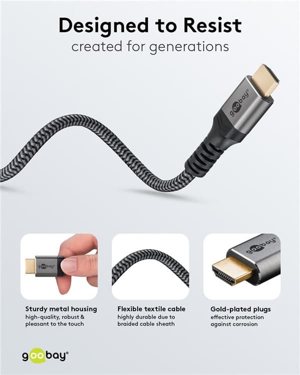 Ultrahøjhastigheds HDMI™-kabel