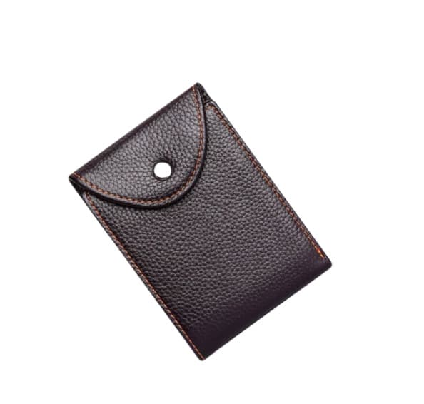 RFID-blokerende multifunktionel kortholder Brown