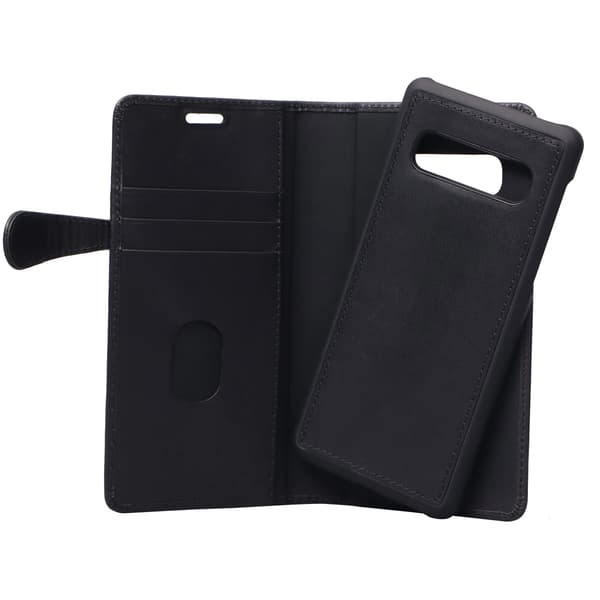 Wallet Læder Samsung S10+ Sort