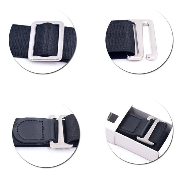 Shirt Stay Belt - musta Regular Edition
