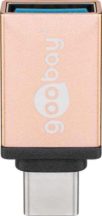 USB-adapter USB-C™ til USB-A, OTG, guld