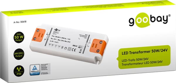 LED-transformer 24 V (DC) (DC), 50 W