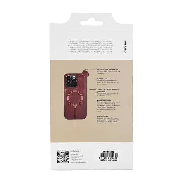 Mobilcover iPhone 14 Pro Brun