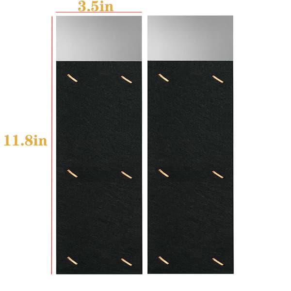 2 STK Rennelyddemper Anti-drypp lydabsorbering for nedløpsrør S