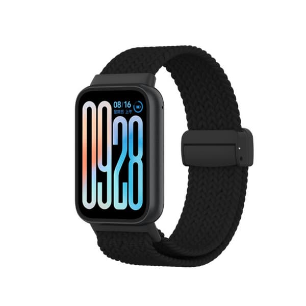 Nylon urrem til Xiaomi Mi Band 9 Pro/8 Pro, Redmi Watch 5 Black