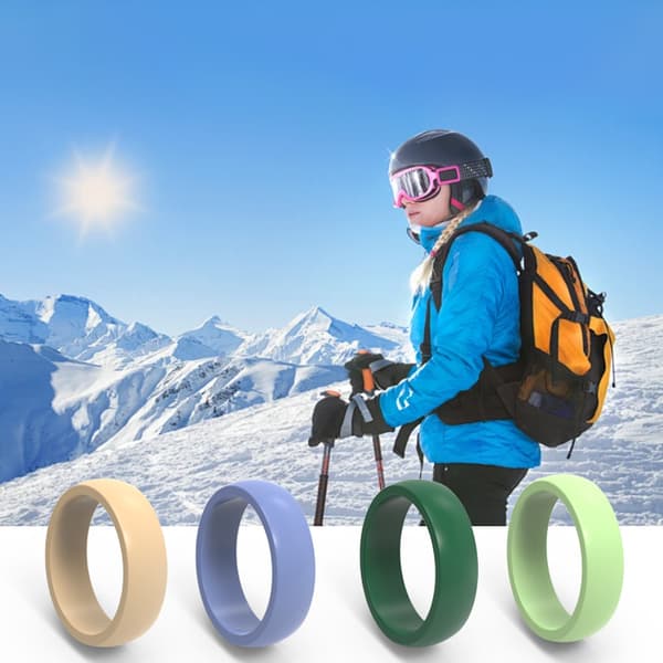 Universal silikone ring til beskyttelse af originale ringe Black 10#26.4*8mm