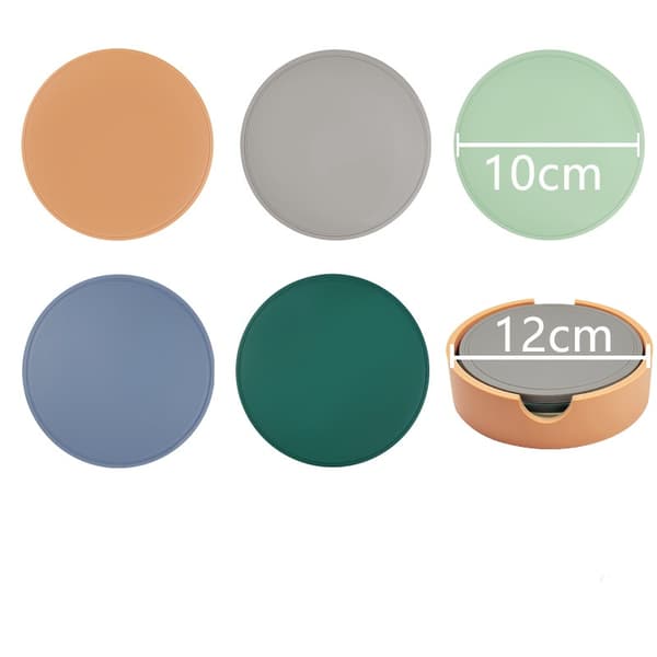 Silikonunderlegg med holder MultiColor