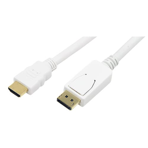 DisplayPort -> HDMI 2m Hvid
