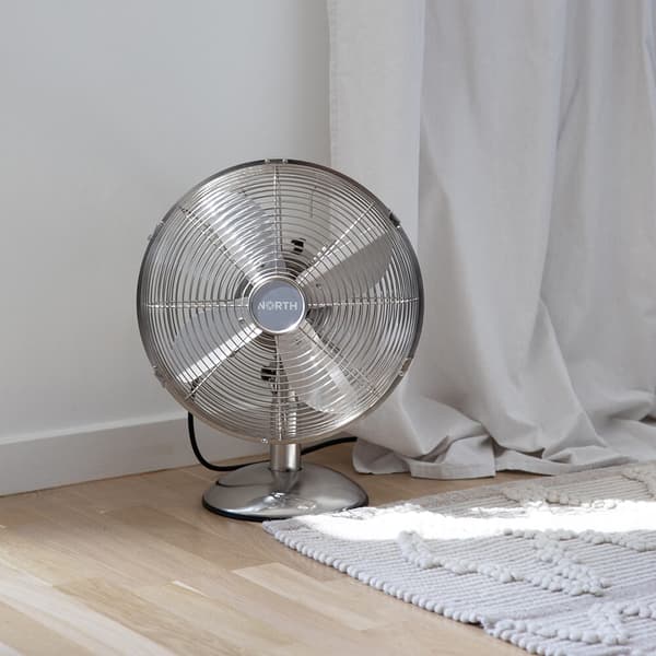 Fläkt Bordsfläkt 30cm Satin Chrome