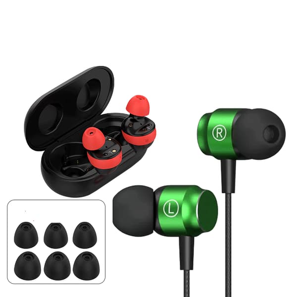 Øreputer til Samsung Galaxy Buds 2 in-ear hodetelefoner 3,8 mm 3 par Black