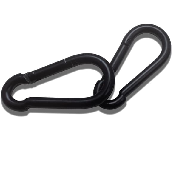 8-formad karbinhake, kraftig fjäderhake (2-pack) S