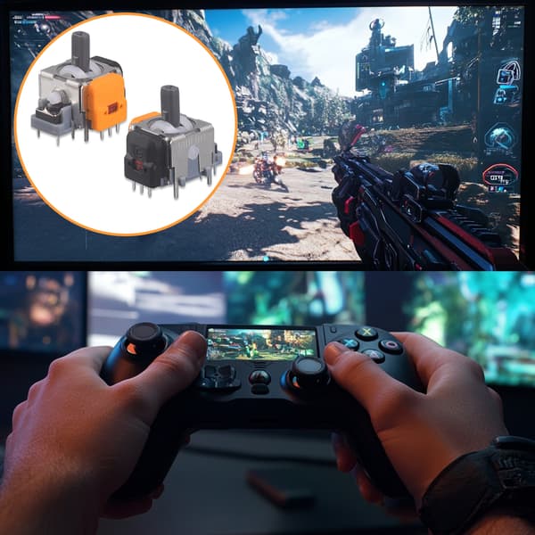 Set med 10 PS5 Hall joysticks