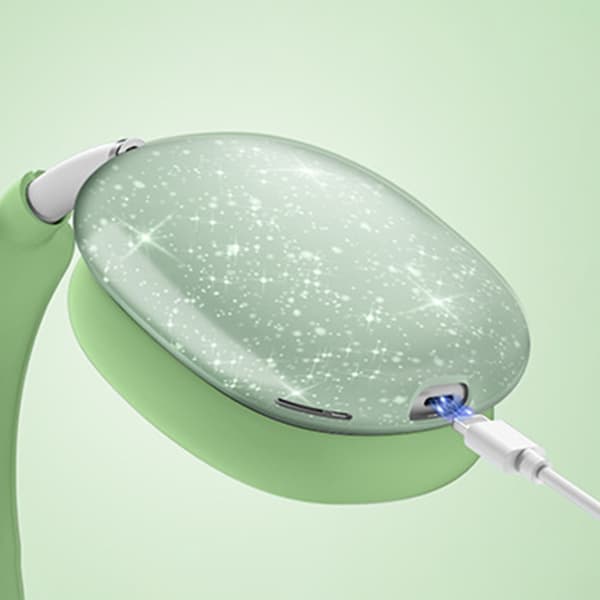 Läpinäkyvä kimalteleva TPU-kotelo AirPods Maxille