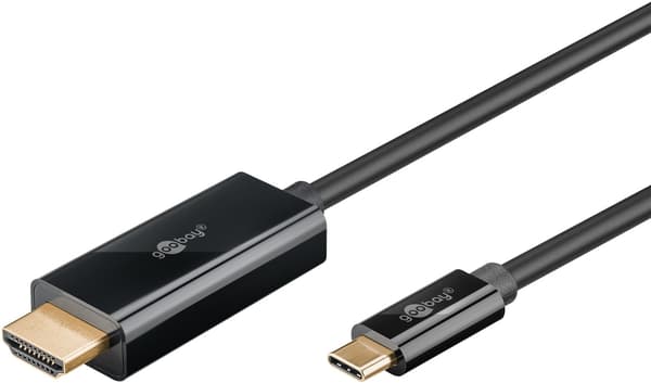 USB-C™ til HDMI™-kabel 4K @ 60 Hz, 3 m, svart