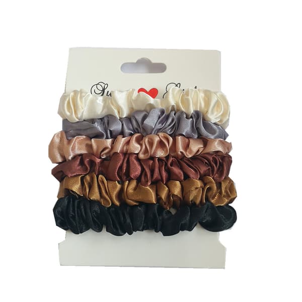 Scrunchies 6-pak MultiColor
