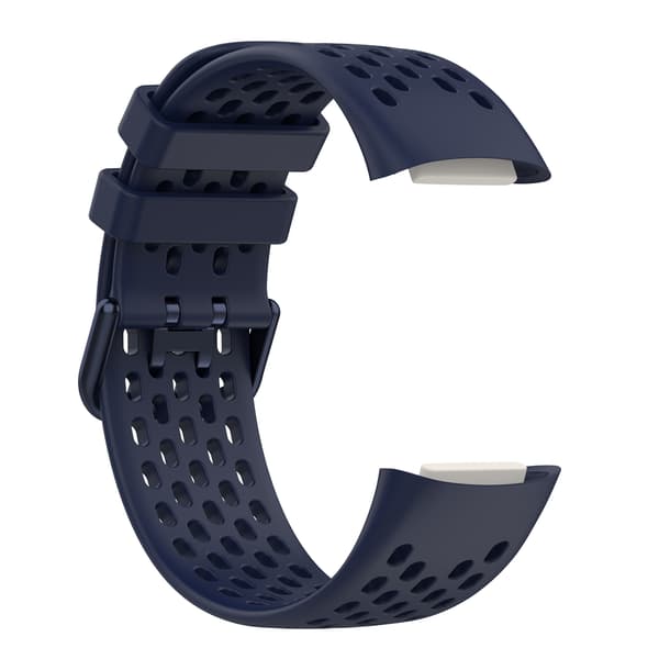 Silikonirannekoru Fitbit Charge 6/5 -laitteelle DarkBlue