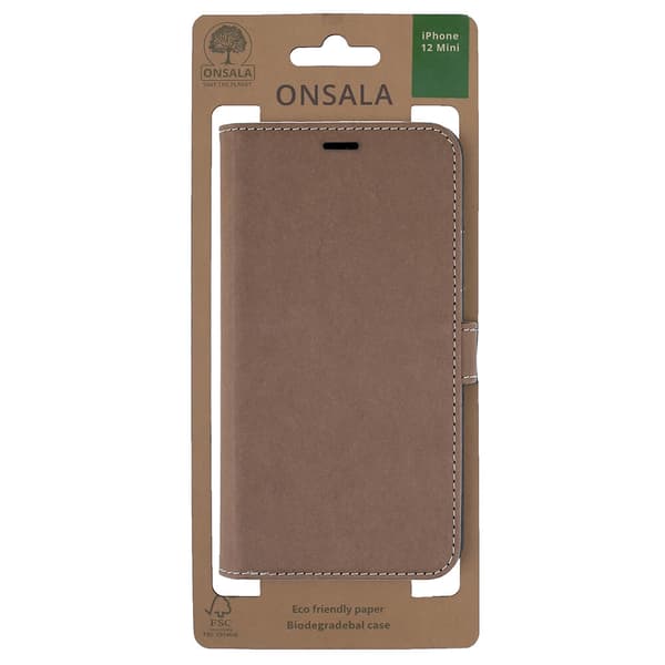 Mobilfodral Eco Brun - iPhone 12 Mini