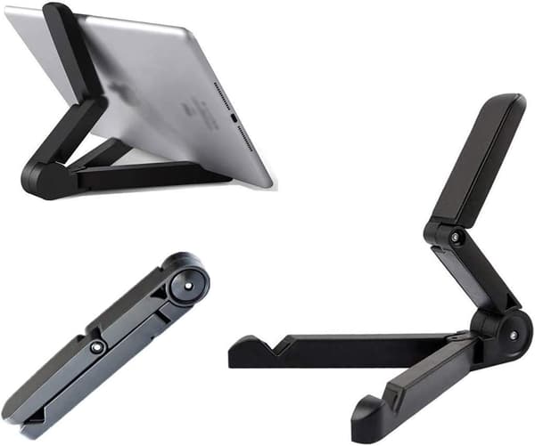 Säädettävä teline tabletille Black