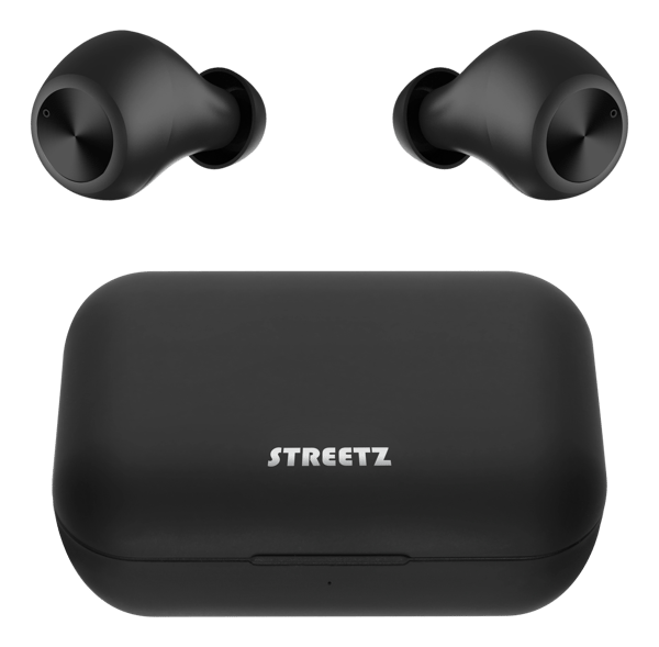 T210 TWS in-ear earbuds with charging case, TWS, black