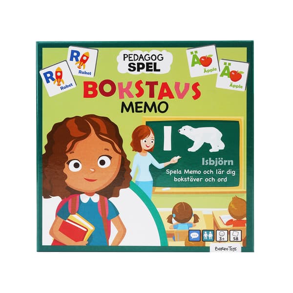Spil Classic Pedagog Spel Bokstavsmemo (SE)