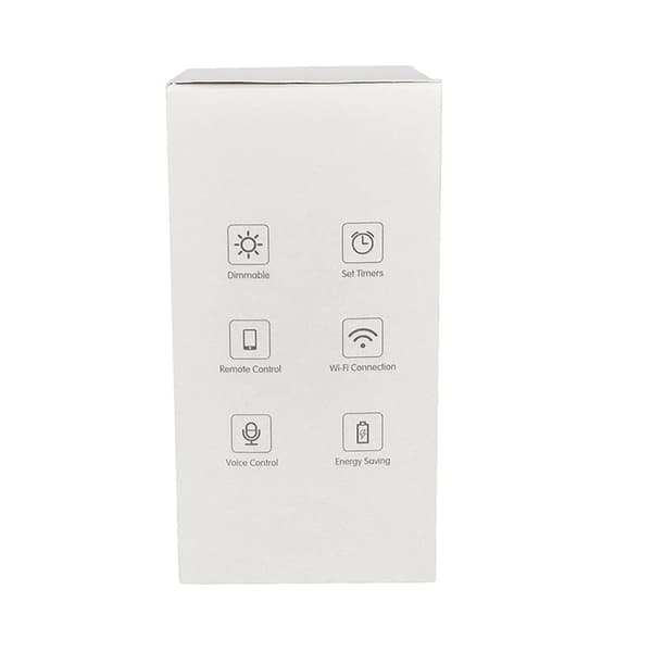 Wifi Smart LED-lampe RGB Multicolor dæmpbar 7,5W E27 White