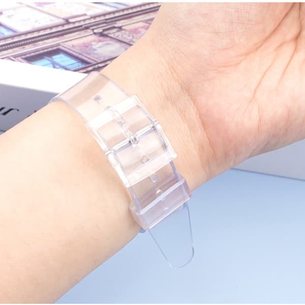 PVC-vaihtoranneke Swatch-kelloon Transparent 16 mm