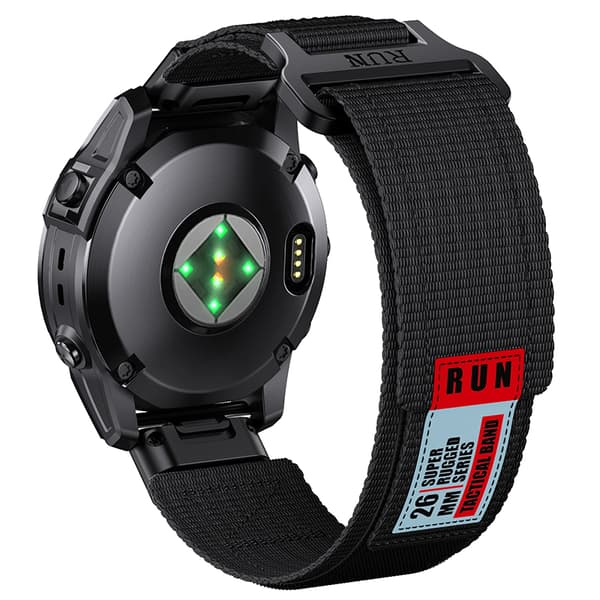 Garmin Fenix 8 nylonrem Black 26 mm