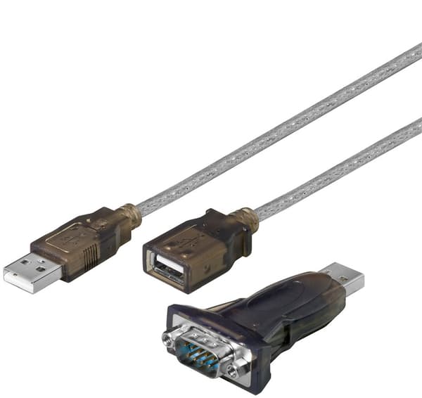 USB-sarja RS232-muunnin mini, läpinäkyvä