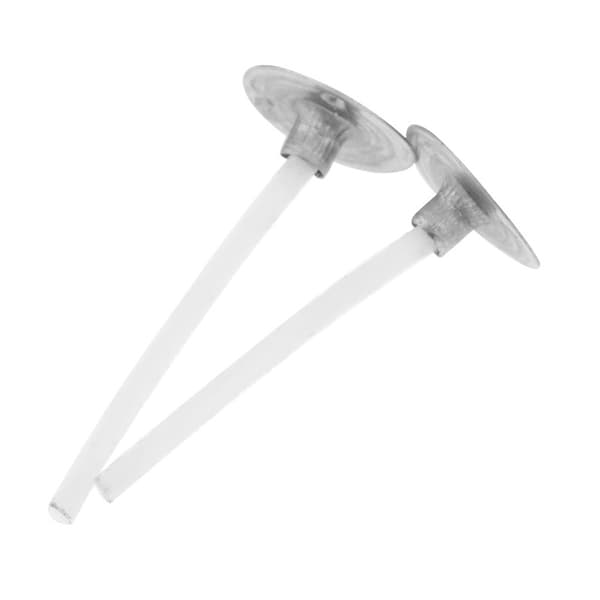 Vaxade ljusvekar (20 cm) 100 st Vit