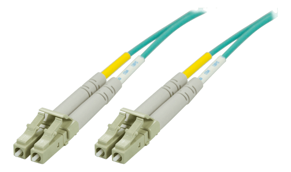 OM3 Fiber cable, LC - LC, duplex, multimode, 50/125, 7m