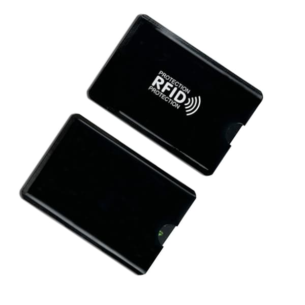 Kortfodral med RFID-Blockering, 10-pack Black