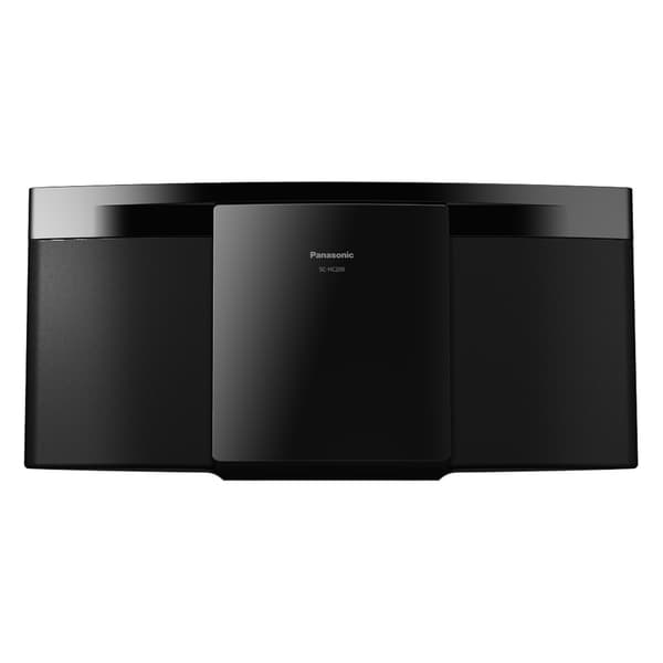 Kompakt væghængt mikrostereo sort