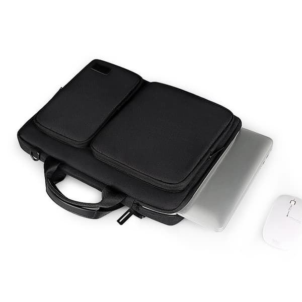 Laptopfodral med Axelrem Black S