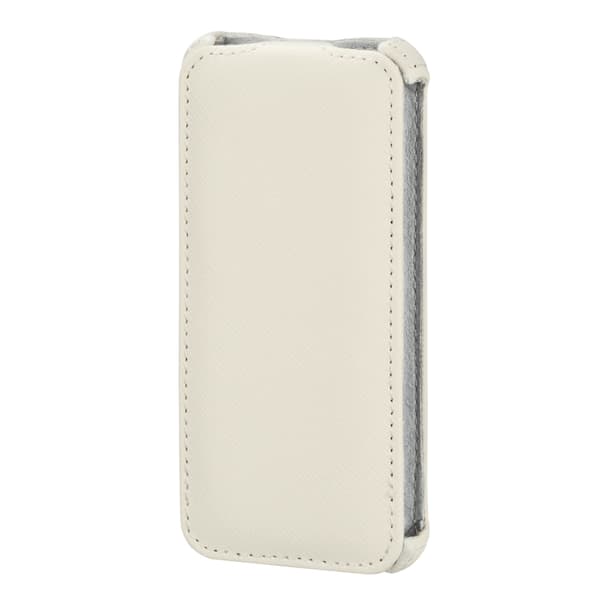 Mobilfodral Flip-Front Vit - iPhone 5/5S/SE