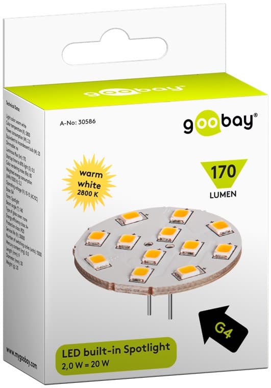 Led-levykohdevalo, 2W