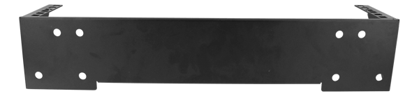19" Vertical wall bracket, 2U, max 60kg, steel construction