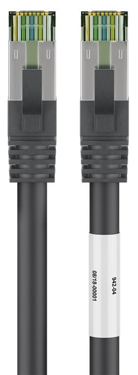 Patchkabel CAT 8.1, S/FTP (PiMF), svart
