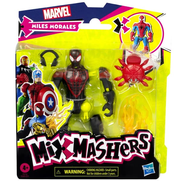 Spider-Man 5 Inch Mixmashers Basic Figure Miles Morales 5 Tommer