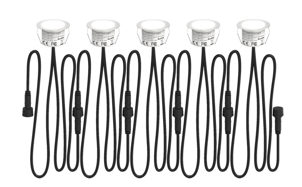 Smart H decklight extens kit 5 lights warm white light RGB