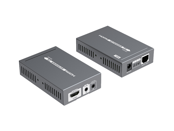 HDMI Extender over Ethernet, 70m, PoE, HDBase T, black