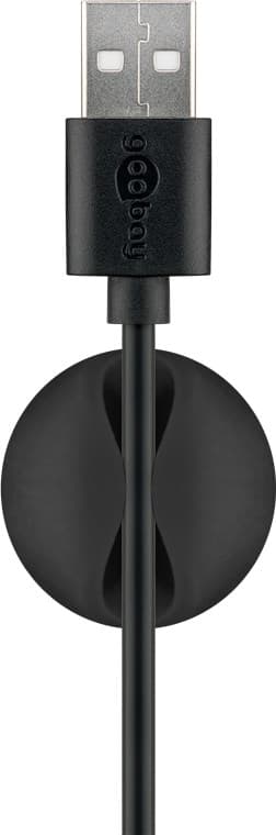 Kabelhåndtering 1 spor, svart