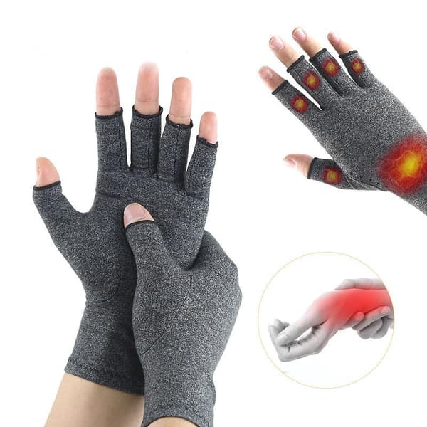 Puristushanskat harmaa Grey L