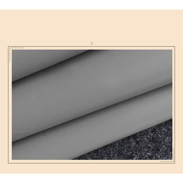 PEVA Duschdraperi med Metallgenomföringar - Grå Width 200 x height 240